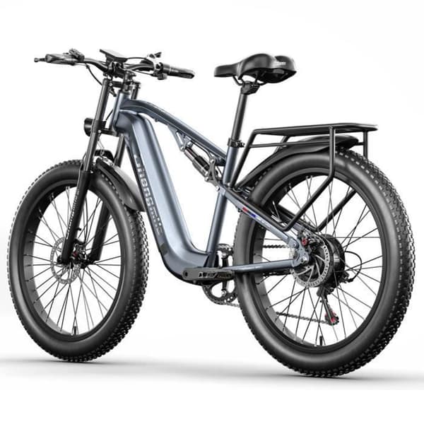 MX05 - Elcyklar - Bafang 1000w - Elektriska Fat Bikes - Shimano 7 Speed - Mountainbike - Samsung 48V17.5AH Avtagbar - Grå