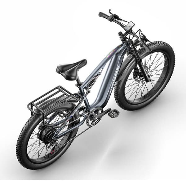 MX05 - Elcyklar - Bafang 1000w - Elektriska Fat Bikes - Shimano 7 Speed - Mountainbike - Samsung 48V17.5AH Avtagbar - Grå