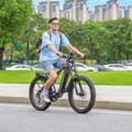 Miniatyrbild 6 av 6: MX05 - Elcyklar - Bafang 1000w - Elektriska Fat Bikes - Shimano 7 Speed - Mountainbike - Samsung 48V17.5AH Avtagbar - Grå