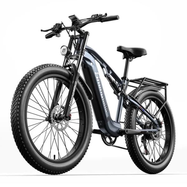 MX05 - Elcyklar - Bafang 1000w - Elektriska Fat Bikes - Shimano 7 Speed - Mountainbike - Samsung 48V17.5AH Avtagbar - Grå