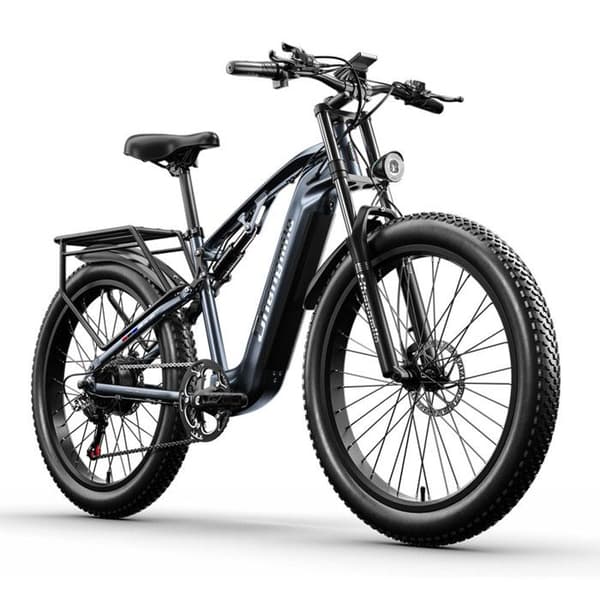 MX05 - Elcyklar - Bafang 1000w - Elektriska Fat Bikes - Shimano 7 Speed - Mountainbike - Samsung 48V17.5AH Avtagbar - Grå