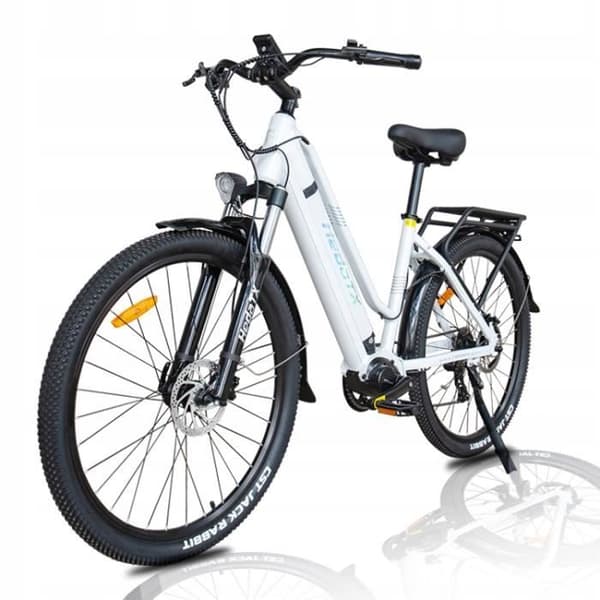 HETATX TX520 elcykel 45KM-h 500W 15,6Ah 48V XOFO Motor 80KM hjul 27,5" vit