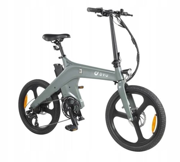 Elcykel DYU T1 250W 25km/h 10ah 26V 30KM magnesium lättmetallfälgar 20" grön