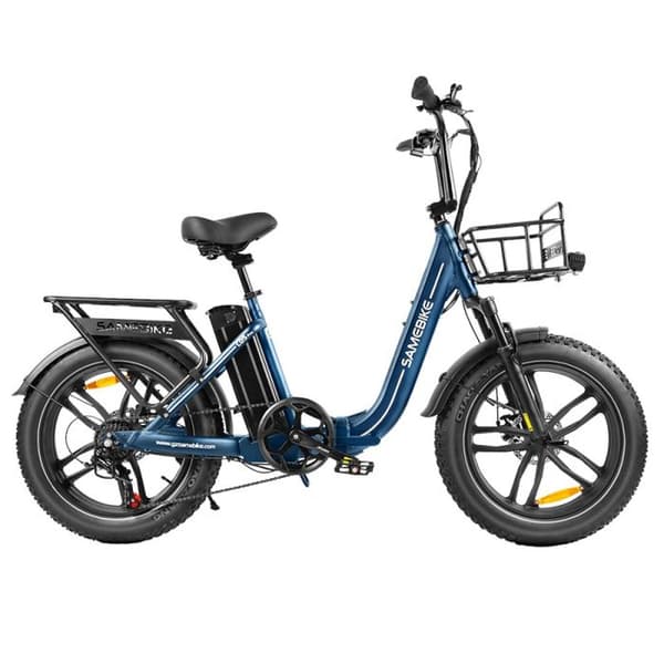 SAMEBIKE C05 Pro Elcykel - 500 W Motor - 36 V 13 Ah batteri - 20*4 tums däck - Max räckvidd 70 km - Shimano 7 hastigheter