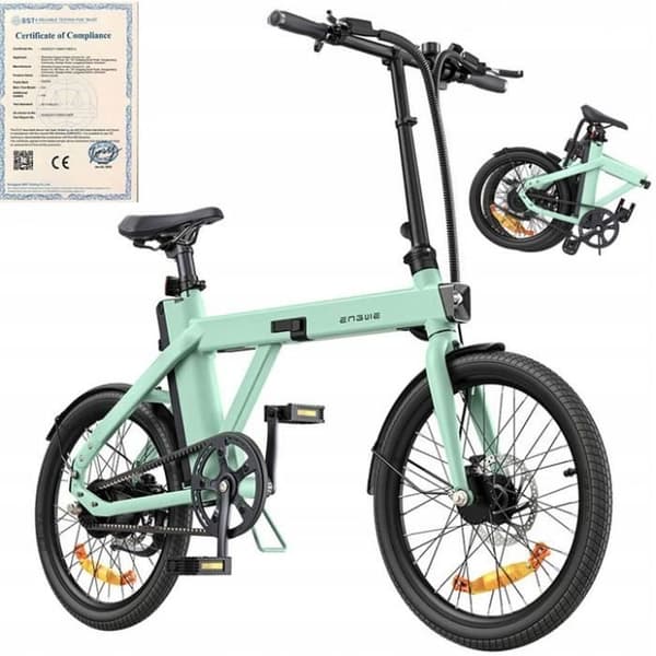 Fällbar elcykel - Engwe - P20 - 250W - 36V 9,6Ah - 25 km/h