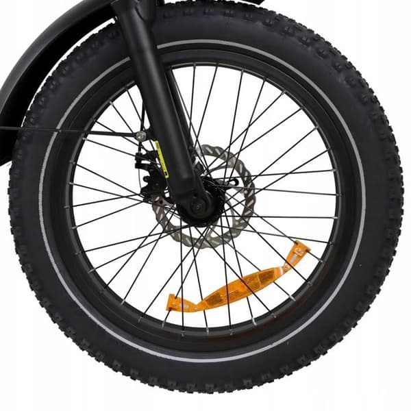 Elcykel DZ-2030 - SHIMANO 7-växlad Fällbar ram aluminiumhjul 20" 500W 48V 13AH 40KM/H vit