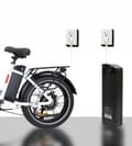 Miniatyrbild 6 av 6: Elcykel DZ-2030 - SHIMANO 7-växlad Fällbar ram aluminiumhjul 20" 500W 48V 13AH 40KM/H vit