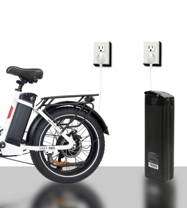 Elcykel DZ-2030 - SHIMANO 7-växlad Fällbar ram aluminiumhjul 20" 500W 48V 13AH 40KM/H vit