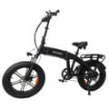 Miniatyrbild 1 av 6: Elcykel - PASEBIKE - EB05 - 80KM räckvidd - 500W effekt - Fällbar 20 tum svart