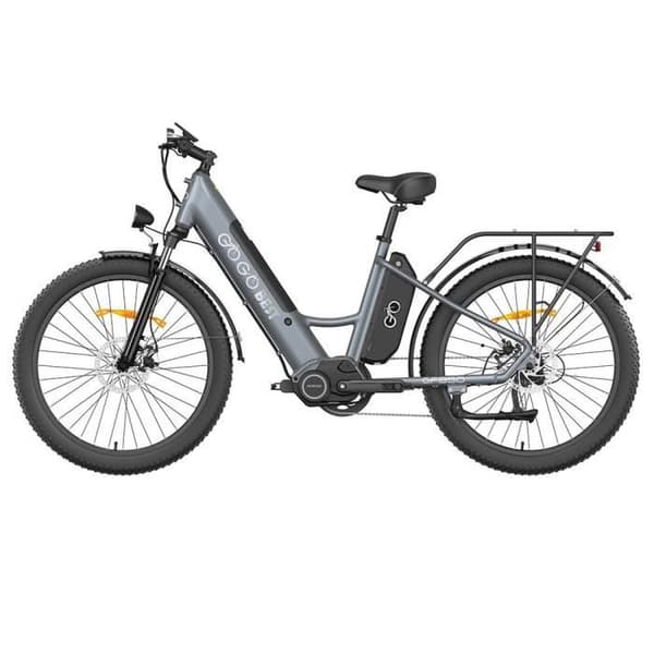 GOGOBEST GF850 Elcykel 500W * 2 Dubbla Motorer 48V 10,4Ah Batteri 130km Räckvidd Shimano 7 Speeds - Grå