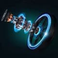 Miniatyrbild 6 av 6: Elcykel - Niubility - B16S - 350W - 36V 14.5AH - 30 km/h - 100 kg - 16 tum