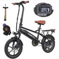 Miniatyrbild 1 av 6: Elcykel - Niubility - B16S - 350W - 36V 14.5AH - 30 km/h - 100 kg - 16 tum