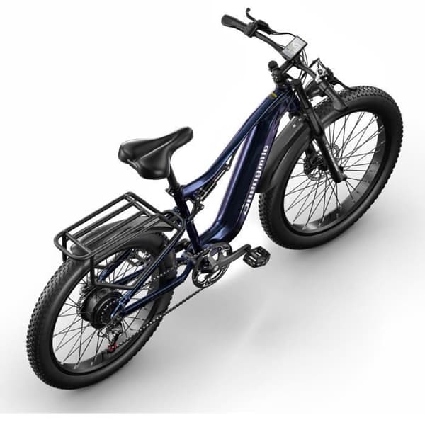 KAKABIKE - MX03 - Elcykel - Bafang 1000w - Elmoped - Fat bike 26 tum - Samsung 48V17.5Ah batteri - Blå