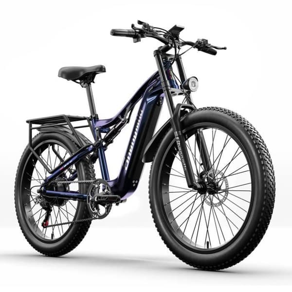 KAKABIKE - MX03 - Elcykel - Bafang 1000w - Elmoped - Fat bike 26 tum - Samsung 48V17.5Ah batteri - Blå