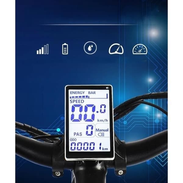 elcykel Hedatx TX10 45KM-h 48V 15,6Ah 500W Shimano Hydraulisk skivbroms vit