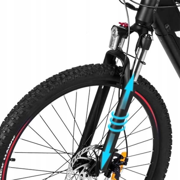 WELKIN WKES002 elcykel 48V 10,4Ah 350W 32KM-H hjul 27,5" Shimano 7-växlad svart