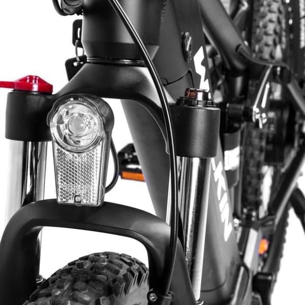WELKIN WKES002 elcykel 48V 10,4Ah 350W 32KM-H hjul 27,5" Shimano 7-växlad svart