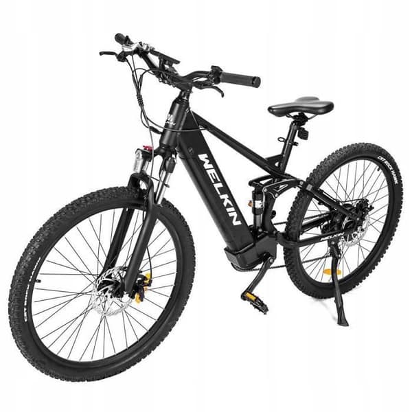 WELKIN WKES002 elcykel 48V 10,4Ah 350W 32KM-H hjul 27,5" Shimano 7-växlad svart