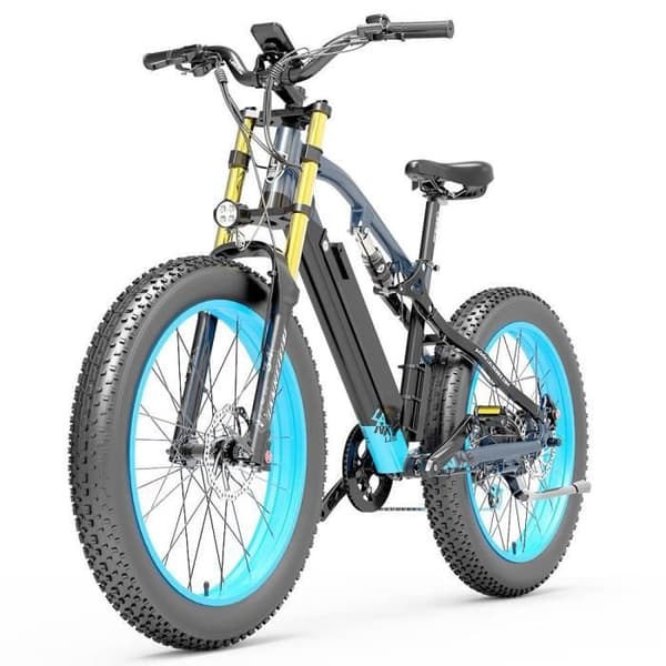 Lankeleisi RV700 16AH 48V 1000W Elcykel 26 tum Max räckvidd Upp till 130 km Max belastning 150kg