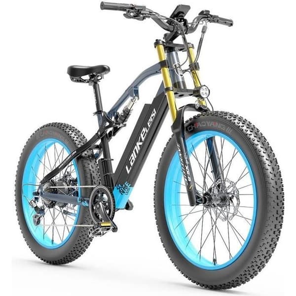 Lankeleisi RV700 16AH 48V 1000W Elcykel 26 tum Max räckvidd Upp till 130 km Max belastning 150kg