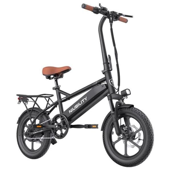 Niubility B16S elcykel, 35OW motor, 36 V 14,5 Ah batteri, 16 x 2,125 tums däck, räckvidd 60 km, skivbromsar fram