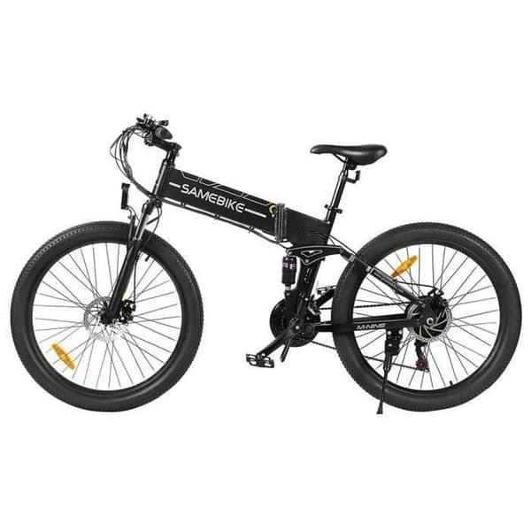SAMEBIKE LO26-II hopfällbar elcykel 750W Motor 48V 10Ah Batteri 60-80 km Räckvidd - Svart