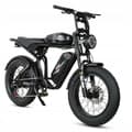 Miniatyrbild 1 av 6: Sambike M20-II Elcykel 1200W 36Ah 45KM-H 220KM Oljebroms Dubbelbatteri 20*4.0 Fettdäck
