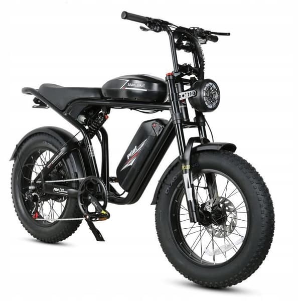 Sambike M20-II Elcykel 1200W 36Ah 45KM-H 220KM Oljebroms Dubbelbatteri 20*4.0 Fettdäck