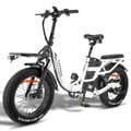 Miniatyrbild 1 av 6: FAFREES F20 X Max Elcykel 750W 30Ah 200KM Samsung batteri för laddning av mobiltelefoner VIT