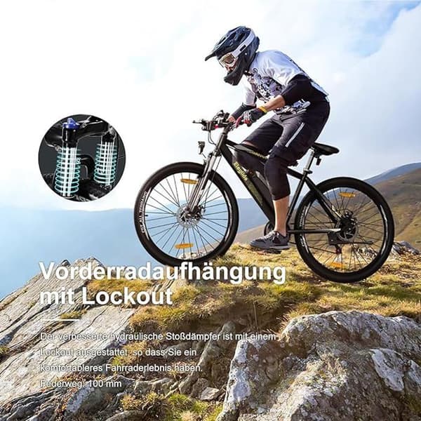 Eleglide M1 Plus 29 tums elcykel dam män Elektrisk mountainbike elcykel med avtagbart 36V 12,5Ah batteri, e-cykelkompatibel