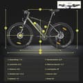 Miniatyrbild 6 av 6: Eleglide M1 Plus 29 tums elcykel dam män Elektrisk mountainbike elcykel med avtagbart 36V 12,5Ah batteri, e-cykelkompatibel