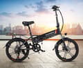 Miniatyrbild 3 av 3: Samebike 20LVXD30-II Elcykel E-BIKE 17,5 tums ram 20" hjul Svart 350W 35km/h 10,4Ah 48V 80KM