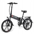 Miniatyrbild 1 av 3: Samebike 20LVXD30-II Elcykel E-BIKE 17,5 tums ram 20" hjul Svart 350W 35km/h 10,4Ah 48V 80KM