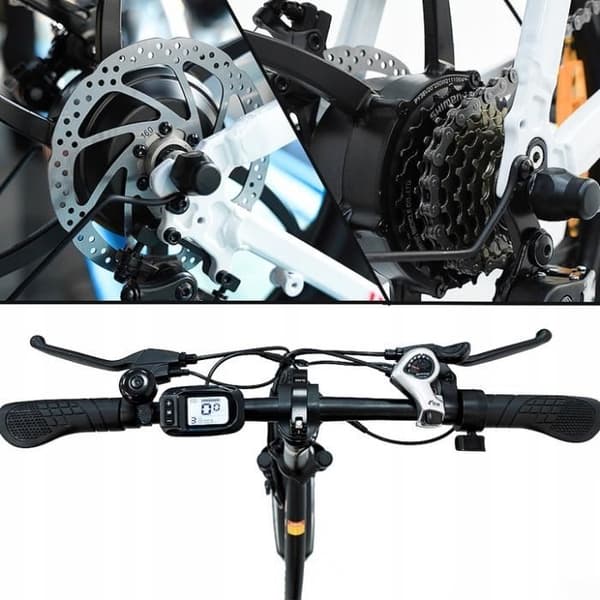 Fafrees F20 elcykel 16AH 36V 80KM 250W ram 20 tums aluminiumhjul 20" VIT