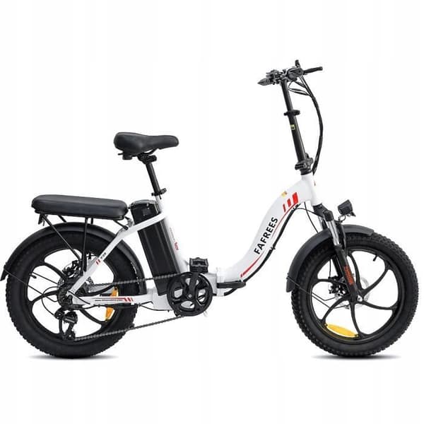 Fafrees F20 elcykel 16AH 36V 80KM 250W ram 20 tums aluminiumhjul 20" VIT