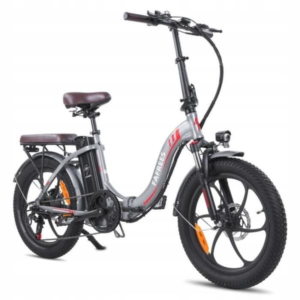 FAFREES F20 Pro elcykel 18AH 350W 35KM-H 16 tums ram aluminiumhjul 20" grå