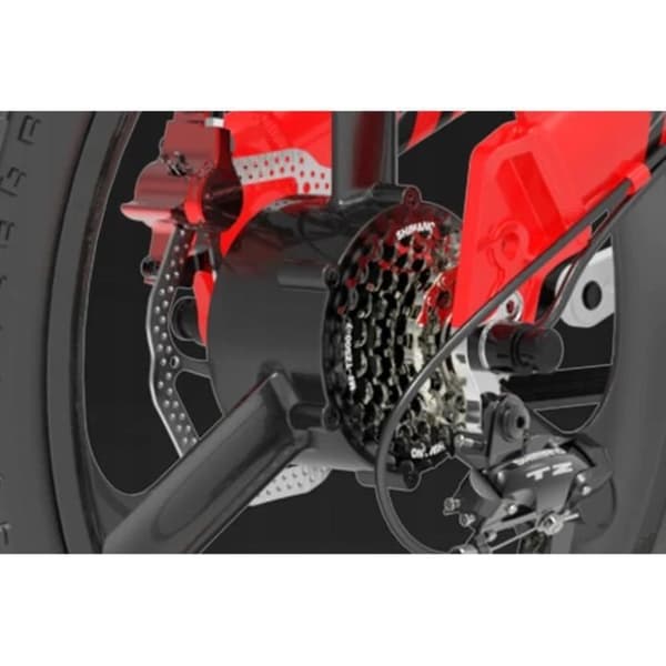 Elcykel Lanceleisi G650 14,5AH 31KM-H 100KM 400W hjul 20" gul