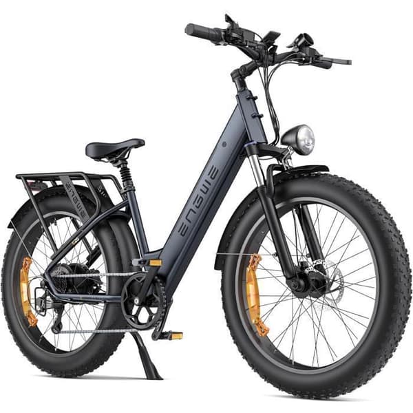 dam elektrisk vtc cykel ENGWE E26 ST 26 tum city fat bike 250W motor Räckvidd 140km dubbelfjädring 48V16AH Svart