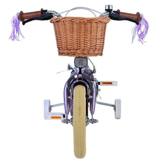 Børnecykel Volare - Blossom 12 Tommer Lilla - Håndbremse