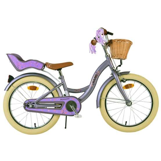 Børnecykel Volare - Blossom 18 Tommer Lilla - Fodbremse
