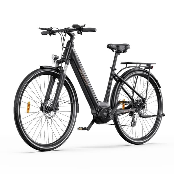 OneSport OT07 kaupunkisähköpyörä, 250W keskelle asennettu Bafang-moottori, 10.4AH akku, 25KM/H, ilman kaasua.