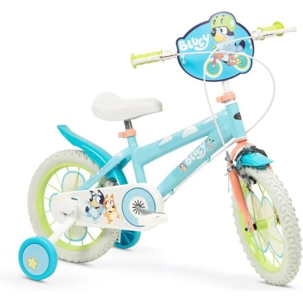TOIMSA Bluey Bike 14 4/6 Years Youth Unisex, Multicolor