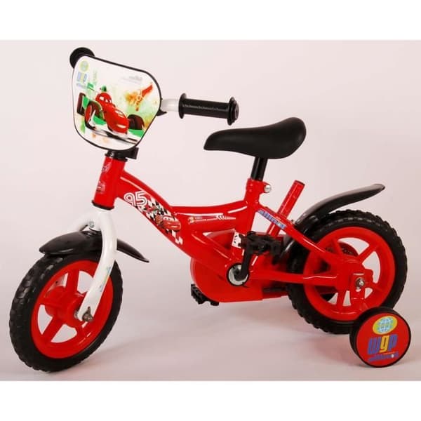 Disney Cars barncykel - pojke - 10 tum - röd - Fast utrustning