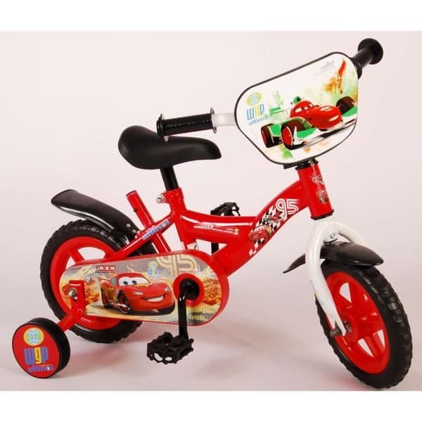 Disney Cars barncykel - pojke - 10 tum - röd - Fast utrustning