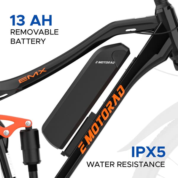 Emotorad Emx+ Sähköinen Maastopyörä  One Size / 470Wh