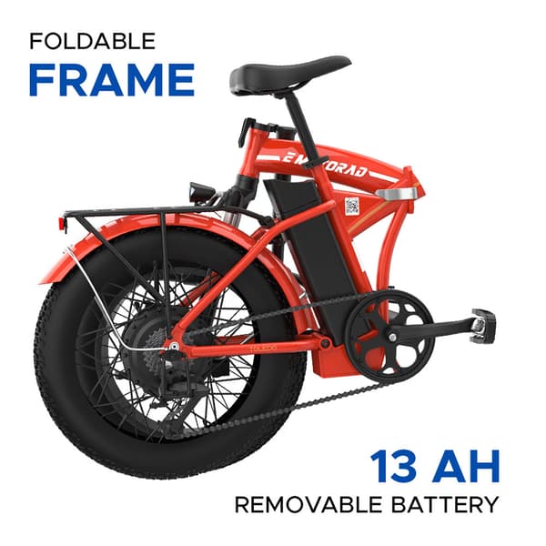Emotorad Toledo Sammenklappelig Elcykel  One Size / 470Wh