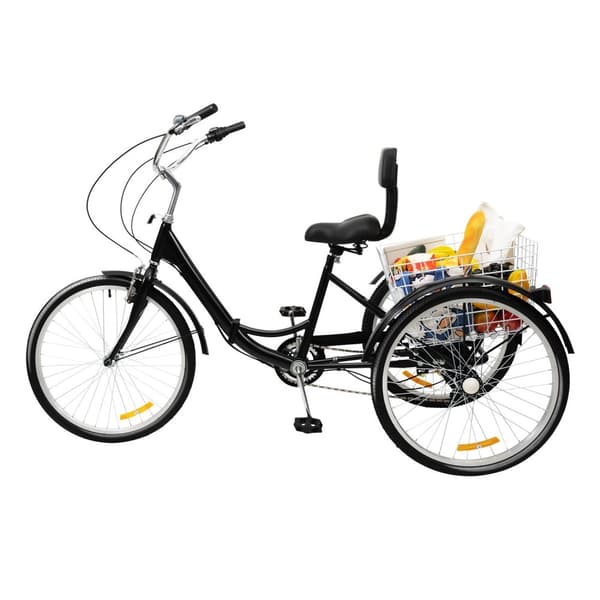Vuxen Trike, 7-växlad växellåda, justerbar sitsens höjd, robust trehjulig design