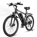 Miniatyrbild 1 av 4: EVERCROSS TECH 26" EK15 Elcykel - Avtagbart batteri 36V 12Ah 250W Motor 7-växlad dubbla skivbromsar Vuxen - Svart