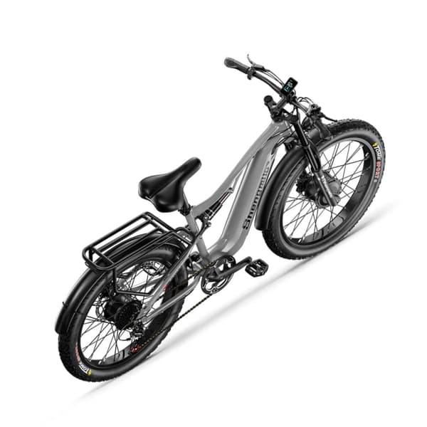 Shengmilo S600 Elcykel 2000W Dubbelmotor 48V 17,5AH Batteri 45KM/H Fat Tire Full Suspension Elcykel