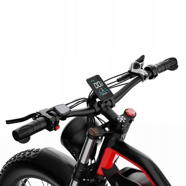 DUOTTS N26 Elcykel 1500 W Aluminiumram 26" 55km/h 100 HK SAMSUNG 48V 20 AH batterier RÖDA